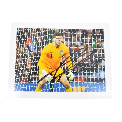 Lot 433 - Signed Frazer Forster 5x7 colour photograph, whilst playing for England