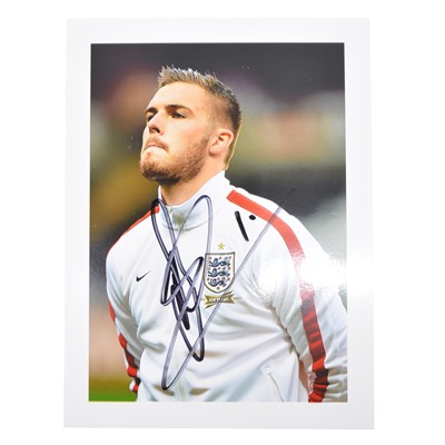 Lot 421 - Signed Jack Butland 5x7 colour photograph, whilst playing for England