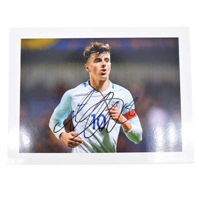 Lot 441 - Signed Mason Mount 5x7 colour photograph, whilst playing for England