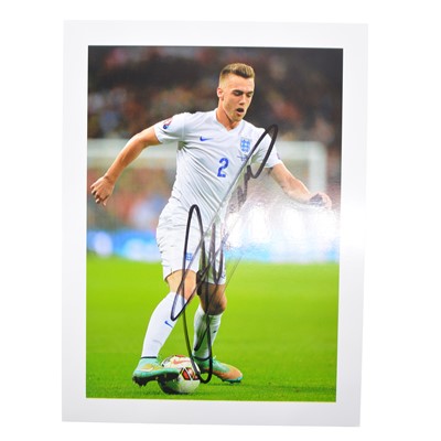 Lot 396 - Signed Calum Chambers 5x7 colour photograph, whilst playing for England U21