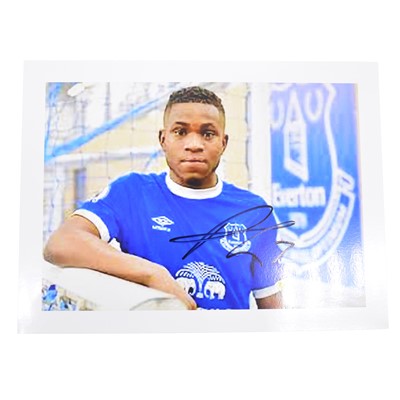 Lot 183 - Signed Ademola Lookman 5x7 colour photograph, Everton