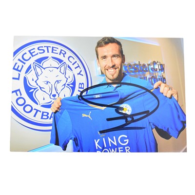 Lot 200 - Signed Christian Fuchs 4x6 colour photograph, Leicester