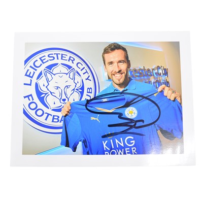 Lot 213 - Signed Christian Fuchs 5x7 colour photograph, Leicester