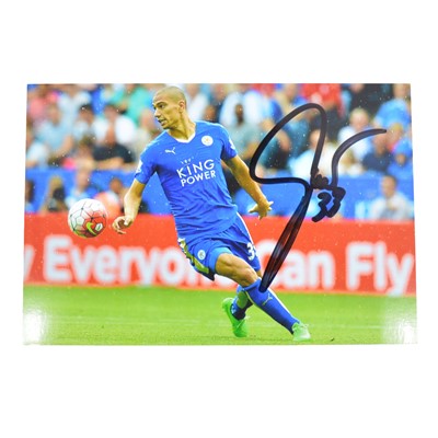 Lot 211 - Signed Gokhan Inler 4x6 colour photograph, Leicester