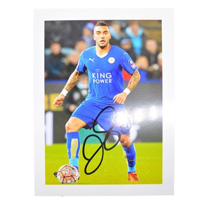 Lot 198 - Signed Danny Simpson 5x7 colour photograph, Leicester City