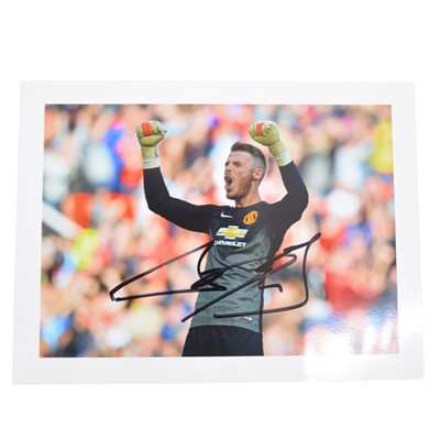 Lot 241 - Signed David De Gea 5x7 colour photograph, Manchester United