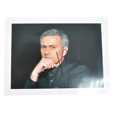 Lot 157 - Signed Jose Mourinho 5x7 colour photograph