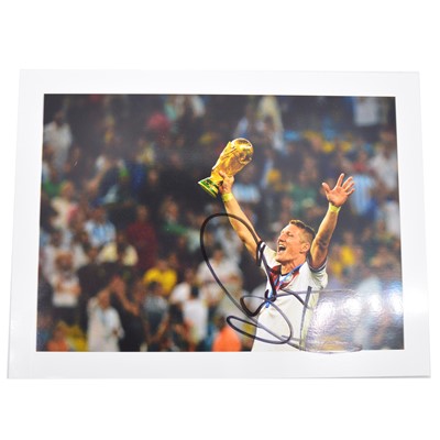 Lot 452 - Signed Bastian Schweinsteiger 5x7 colour photograph, Germany