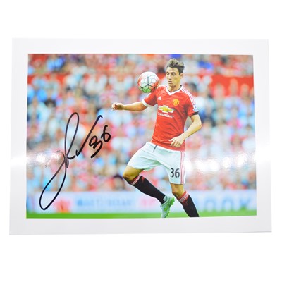 Lot 234 - Signed Matteo Darmian 5x7 colour photograph, Manchester United