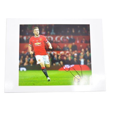 Lot 248 - Signed Luke Shaw 5x7 colour photograph, Manchester United