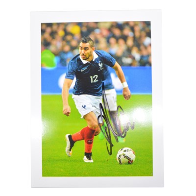 Lot 442 - Signed Dimitri Payet 5x7 colour photograph, France