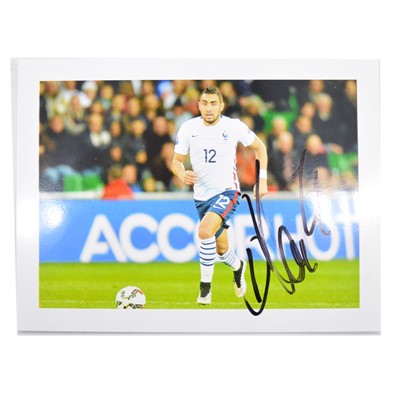 Lot 444 - Signed Dimitri Payet 5x7 colour photograph, France