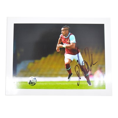 Lot 355 - Signed Dimitri Payet 5x7 colour photograph, West Ham United