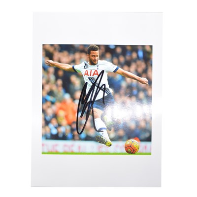 Lot 335 - Signed Mousa Dembele 5x5 colour photograph, Tottenham Hotspur