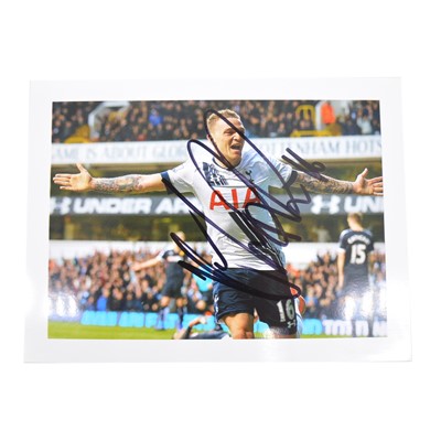 Lot 342 - Signed Kieran Trippier 5x7 colour photograph, Tottenham Hotspur