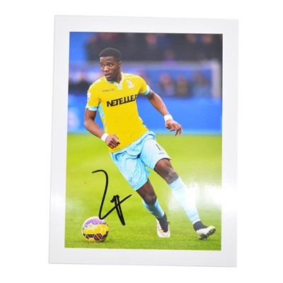 Lot 163 - Signed Wilfred Zaha 5x7 colour photograph, Crystal Palace