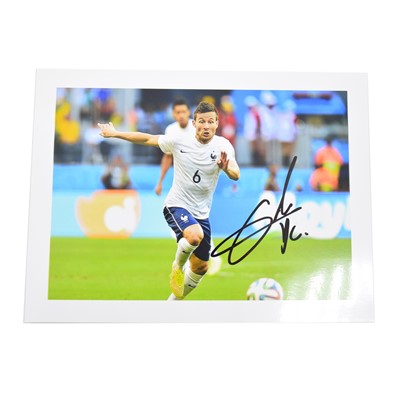 Lot 449 - Signed Yohan Cabaye 5x7 colour photograph, France