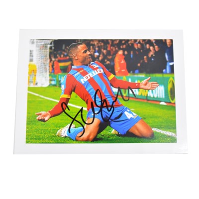 Lot 160 - Signed Jason Puncheon 5x7 colour photograph, Crystal Palace