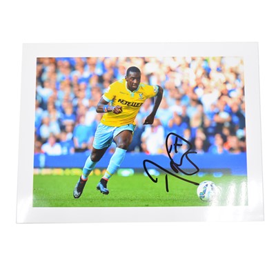 Lot 161 - Signed Yannick Bolasie 5x7 colour photograph, Crystal Palace