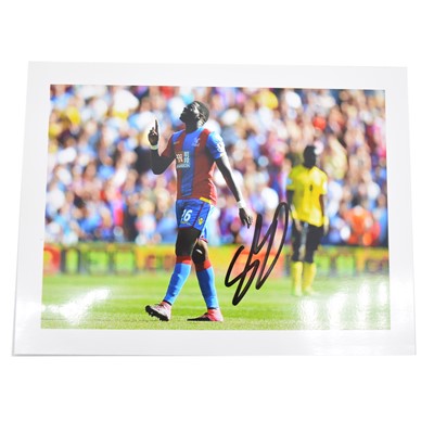 Lot 162 - Signed Bakary Sako 5x7 colour photograph, Crystal Palace