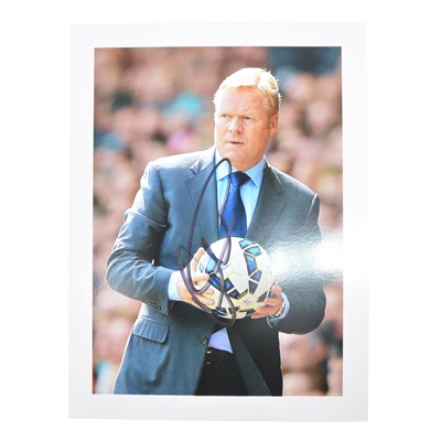 Lot 277 - Signed Ronald Koeman 5x7 colour photograph, Southampton