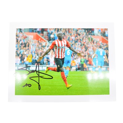 Lot 275 - Signed Sadio Mane 5x7 colour photograph, Southampton