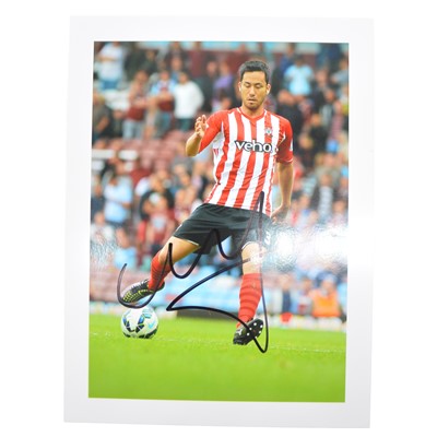 Lot 271 - Signed Maya Yoshida 5x7 colour photograph, Southampton