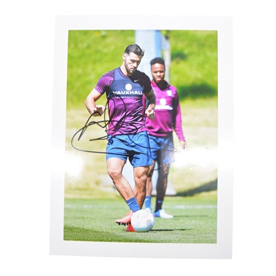 Lot 404 - Signed Charlie Austin 5x7 colour photograph, England