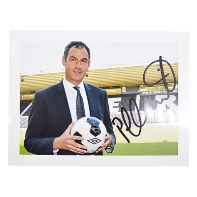 Lot 174 - Signed Paul Clement 5x7 colour photograph, Derby County