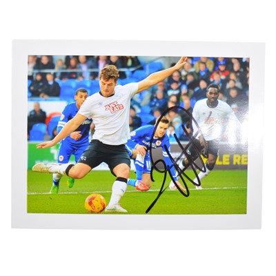 Lot 165 - Signed Chris Martin 5x7 colour photograph, Derby County