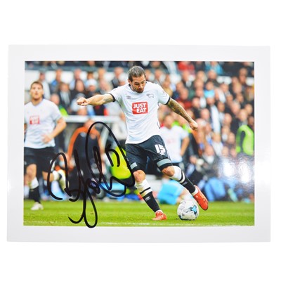 Lot 177 - Signed Bradley Johnson 5x7 colour photograph, Derby County