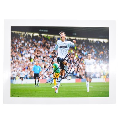 Lot 172 - Signed Mason Mount 5x7 colour photograph, Derby County