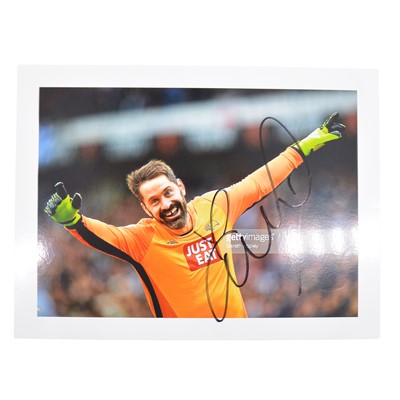 Lot 168 - Signed Scott Carson 5x7 colour photograph, Derby County