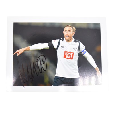 Lot 167 - Signed Richard Keogh 5x7 colour photograph, Derby County