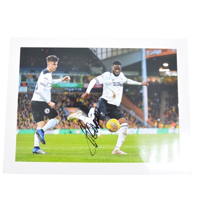 Lot 171 - Signed Fikayo Tomori 5x7 colour photograph, Derby County