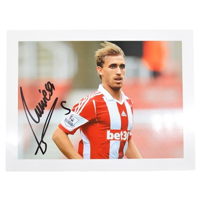 Lot 287 - Signed Marc Muniesa 5x7 colour photograph, Stoke City