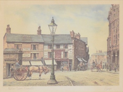 Lot 254 - Anthony Forster, In the Potteries, watercolour, and set of six prints