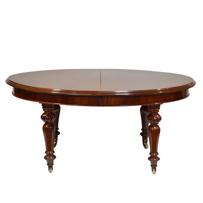 Lot 345 - Victorian mahogany extending dining table