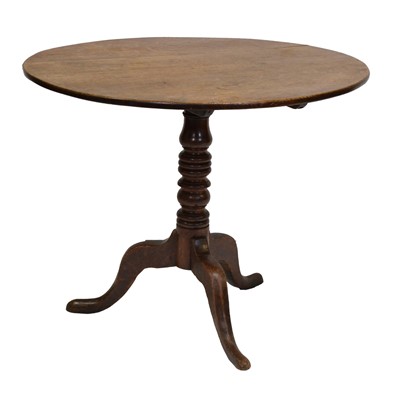 Lot 295 - Victorian oak tripod table