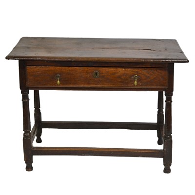 Lot 308 - Joined oak side table