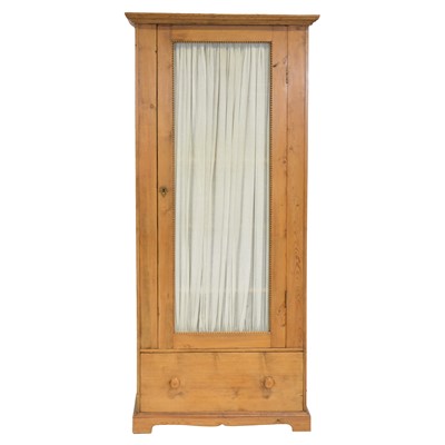 Lot 366 - Reclaimed pine wardrobe