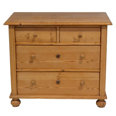 Lot 303 - Reclaimed pine chest of drawers