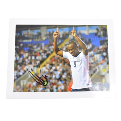 Lot 401 - Signed Saido Berahino 5x7 colour photograph, England U21