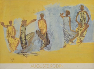 Lot 268 - After Auguste Rodin, Cinq etudes de danseuses cambodgiennes