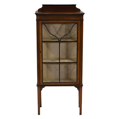 Lot 347 - Edwardian mahogany display cabinet