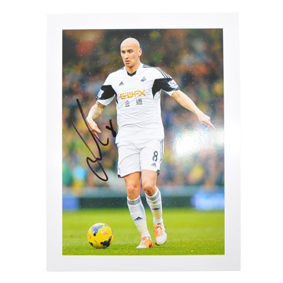 Lot 321 - Signed Jonjo Shelvey 5x7 colour photograph, Swansea