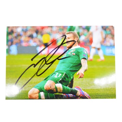 Lot 457 - Signed James McClean 4x6 colour photograph, Republic of Ireland