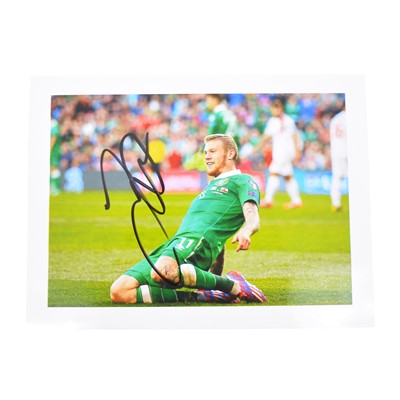 Lot 455 - Signed James McClean 5x7 colour photograph, Republic of Ireland