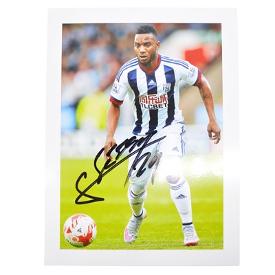 Lot 352 - Signed Stephan Sessegnon 5x7 colour photograph, West Bromwich Albion