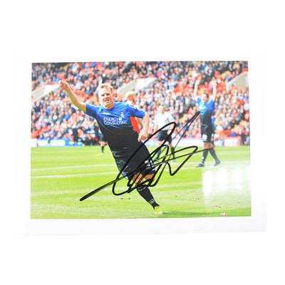 Lot 136 - Signed Matt Ritchie 5x7 colour photograph, Bournemouth